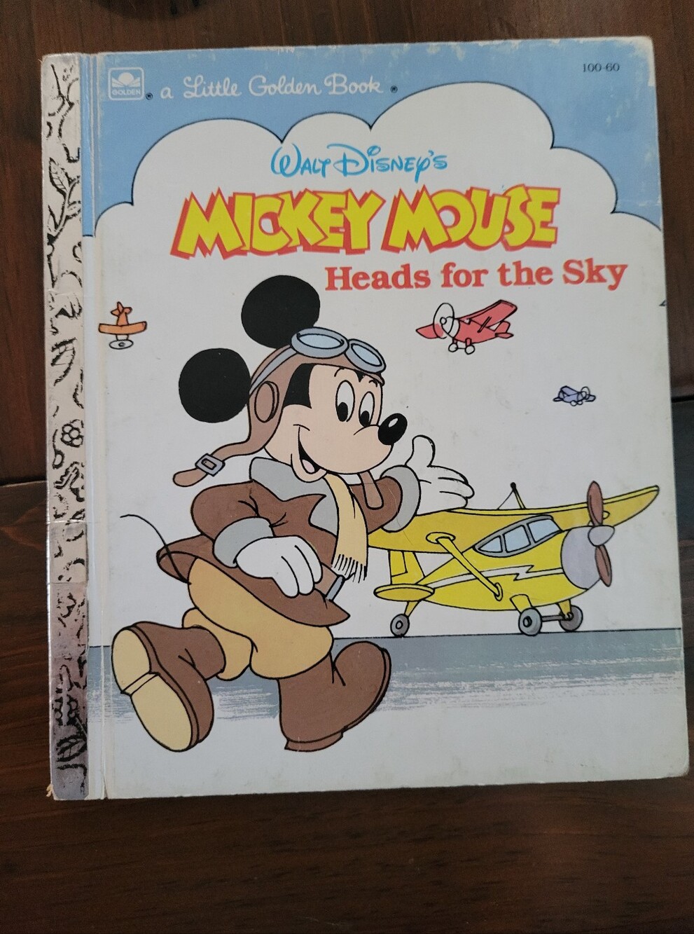 Walt Disney’s Mickey Mouse Heads for the Sky (A Little Golden Book) 1987